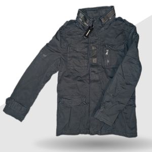 Express Rain/Utility Jacket w/ Hidden Hoodie